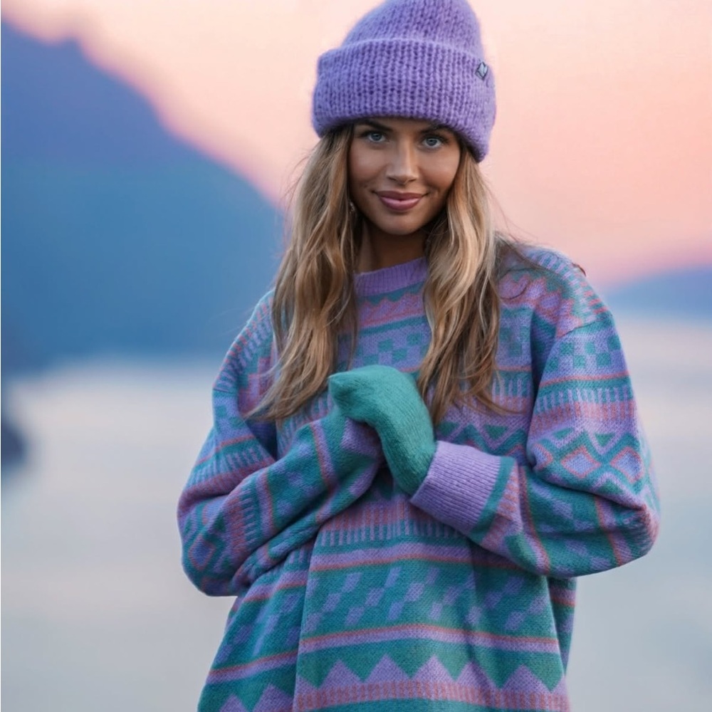 Notice the Reckless Peak to Peak Sweater